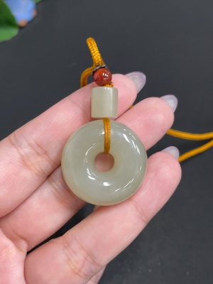 H32805446 Hetian Jade Pendant Donut