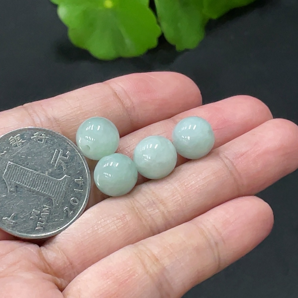 F20208118 Jadeite Beads Approx. 9.7/9.8mm