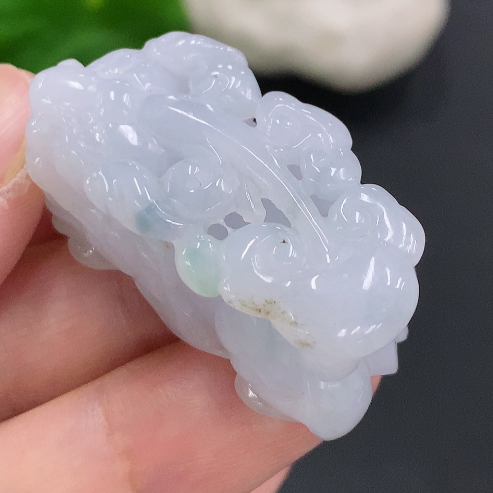 F33882651 Jadeite Pixiu Pendant Total Weight Including Rope Approx. 25g