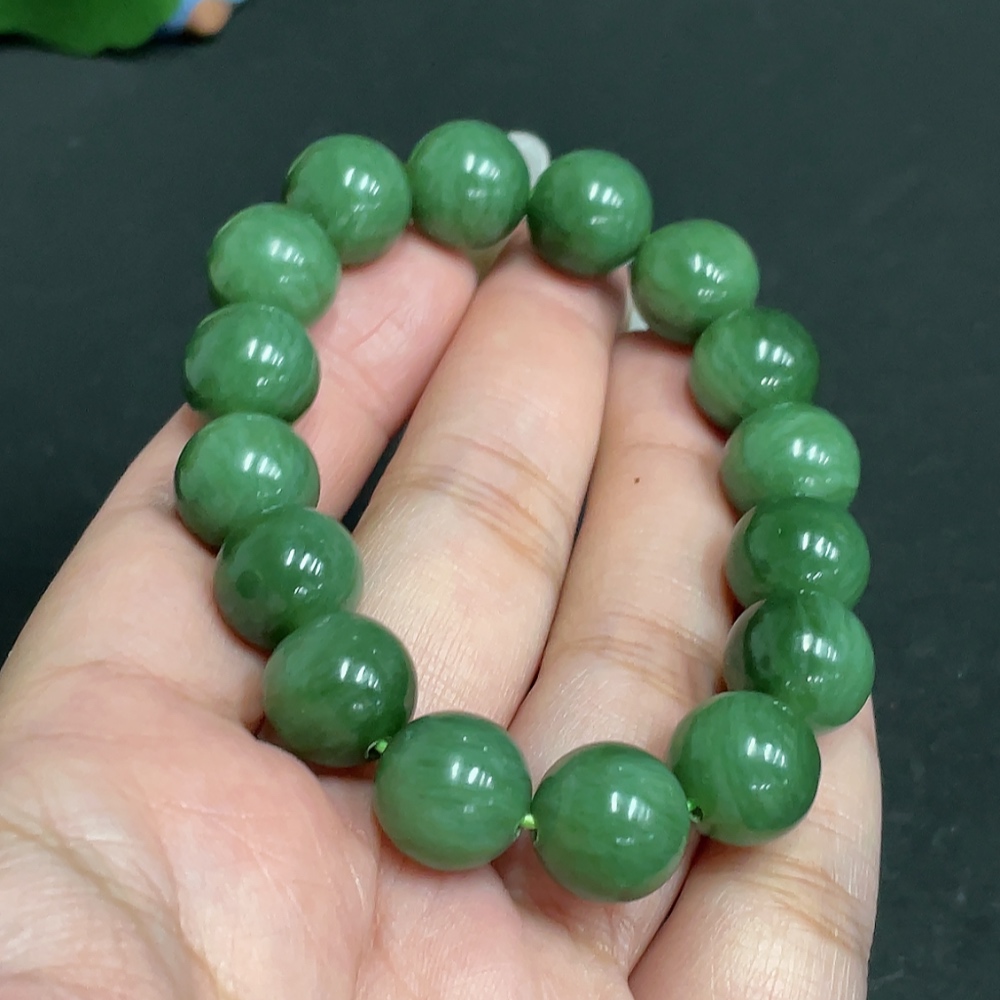 H28272850 Hetian Jade Bracelet, Approx. 11.4mm, Total Weight About 40.3g