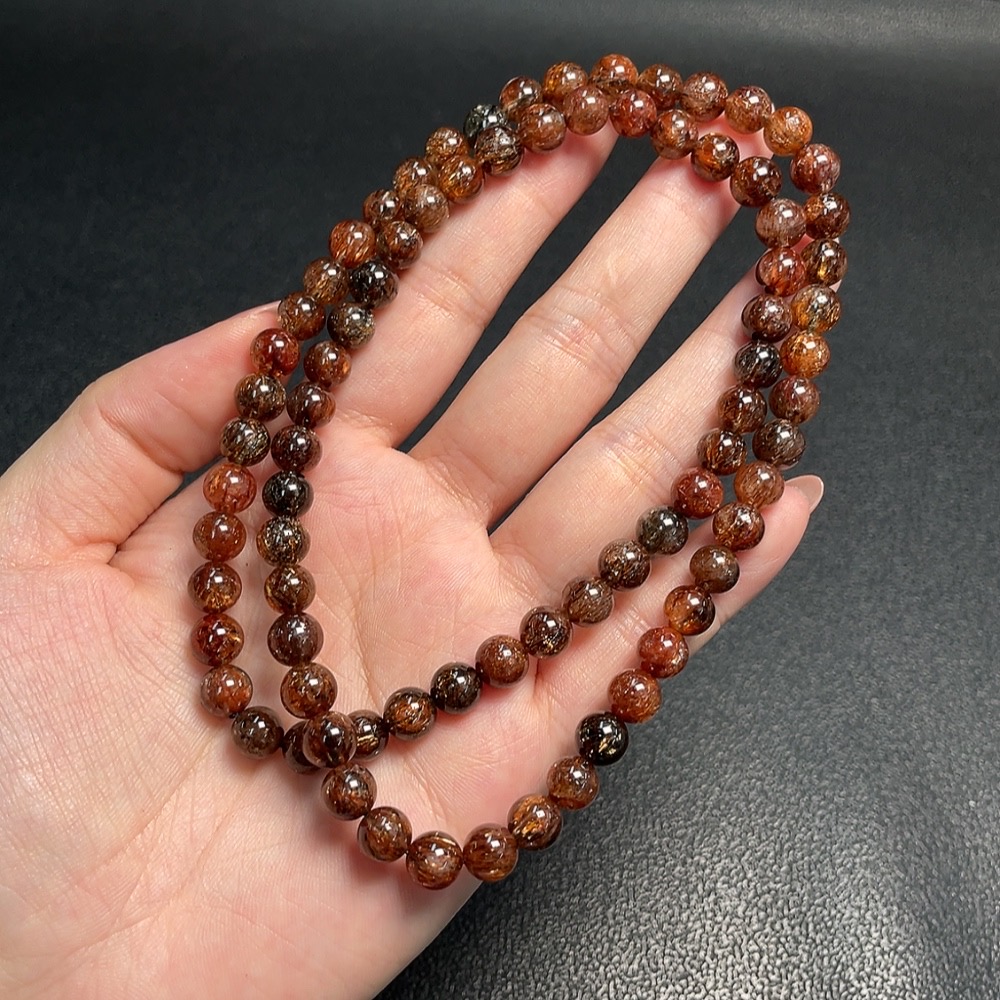C33852977 Crystal Bead Strand Total Weight Approx.40g Size 6.9mm