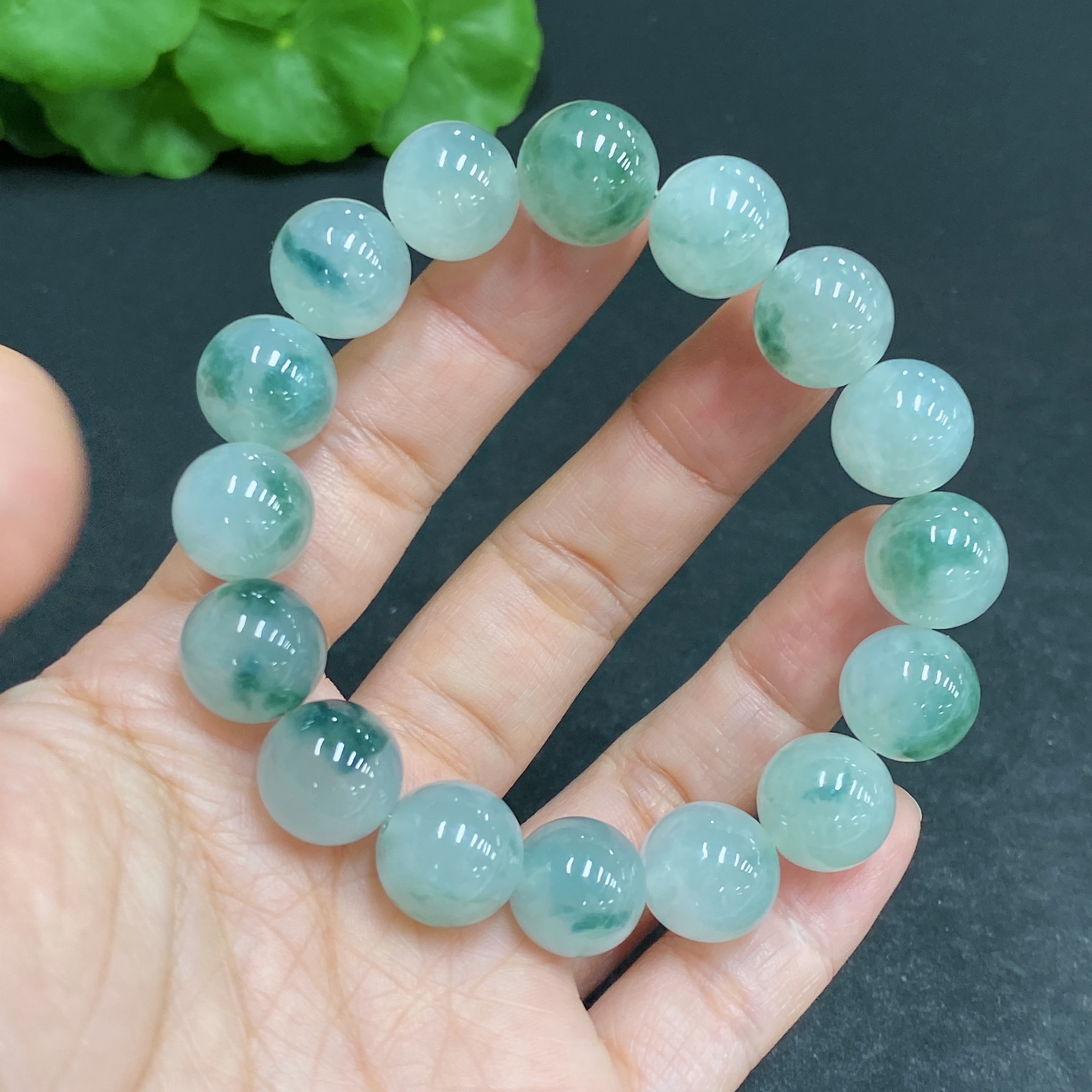 F33939200 Jadeite Bracelet Approx.12mm Total Weight Approx.54g