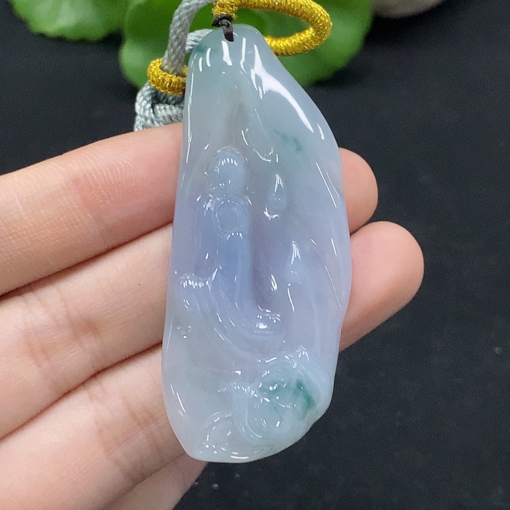 F34028706 Jadeite Enlightenment Pendant Total Weight Approx.16.46g