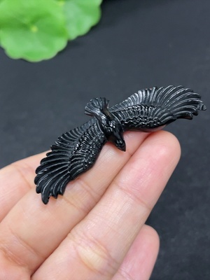 H46559043 和田玉镶嵌件   大展宏图    货品总重约4.9g