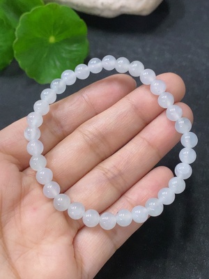 F33930103 Jadeite Beads Bracelet Approx. 5.8mm Total Weight Approx. 10.28g