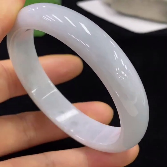 F34948239 Jadeite Round Bracelet Size 57.5 Total Weight Approx. 52.66g