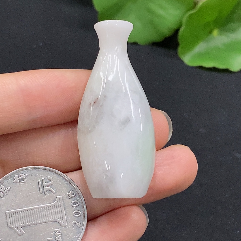 F32788094 Jadeite Pendant Vase Total Weight Approx. 18.82g