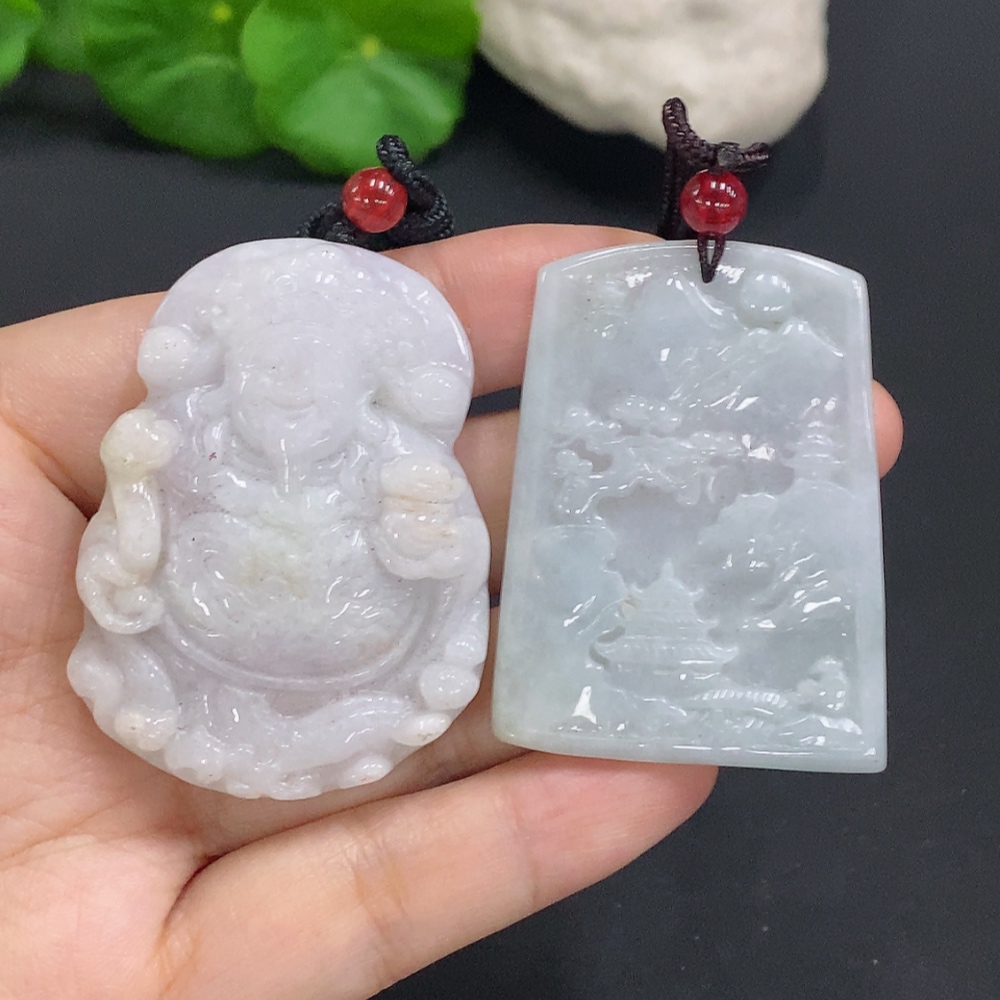 F29391891 Jadeite Pendant Sell as a Lot (Mounted Stone Non-A)