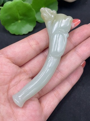 H34062458 Hetian Jade cigarette holder