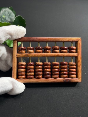 W41947701 黄花梨算盘 货品总重约40.7g