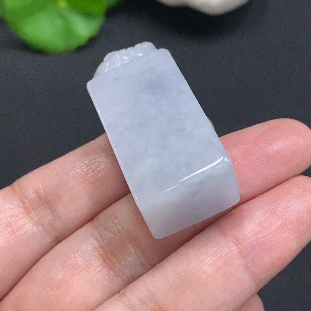 F27086557 Jadeite Seal Total Weight about 31.5g