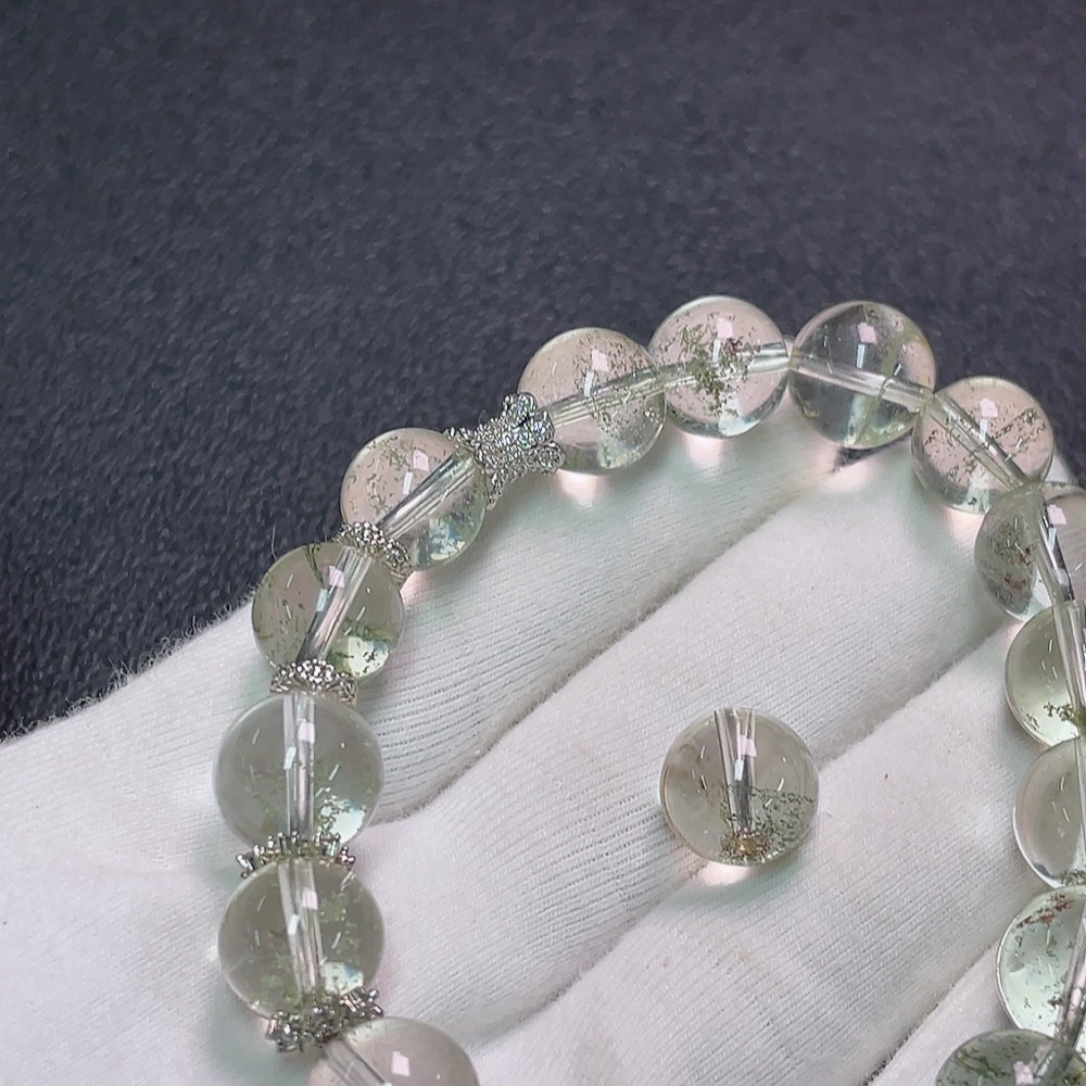 C33869447 Crystal Bracelet + Single Bead Non-Gold Total Weight Approx. 39.55g Size 10.9mm Sell as a Lot