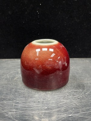 W41932327 陶瓷 全品 近代红釉水盂