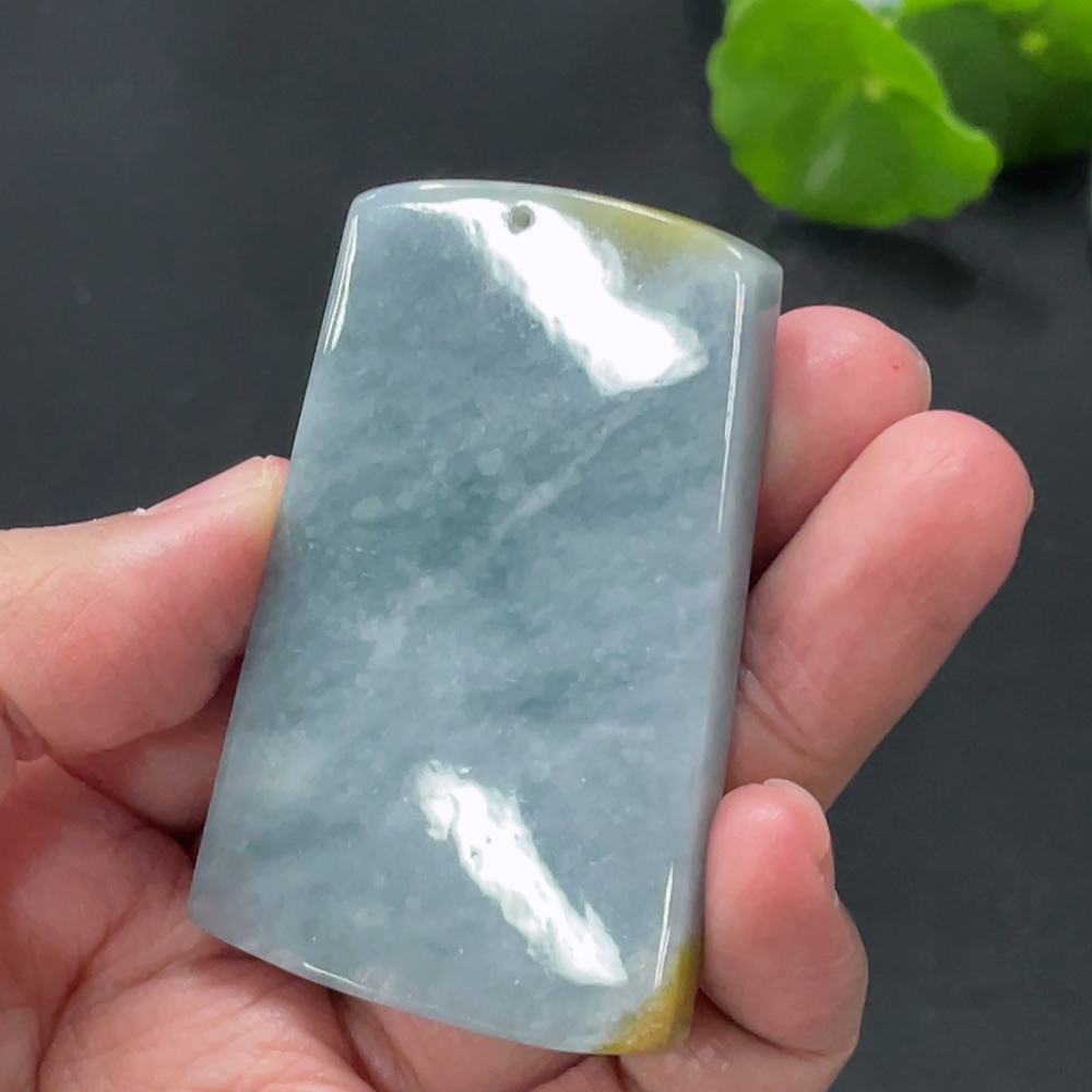 F32738914 Jadeite Plain Pendant, Total Weight Approx. 37.3g