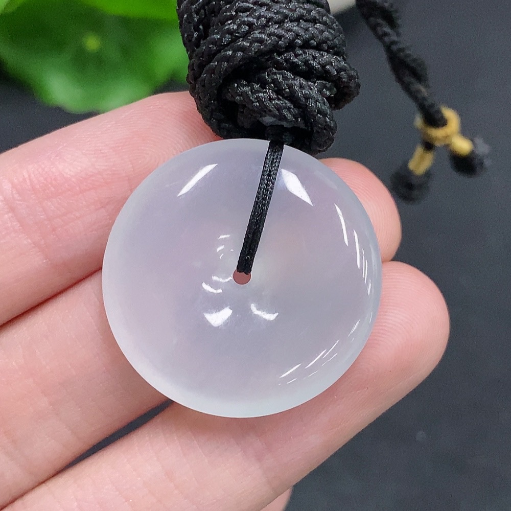 F34061425 Jadeite Peace Knot Total Weight Approximately 10.2g (Including Rope Weight)