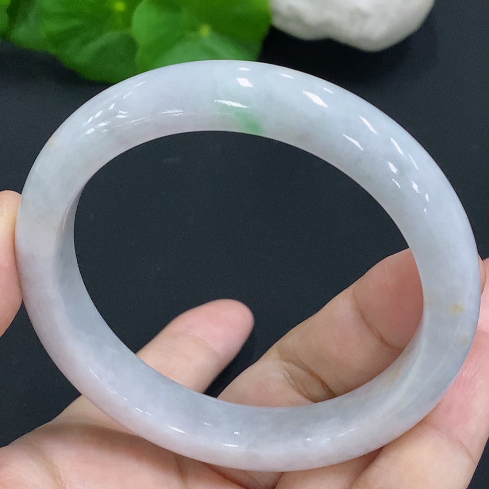 F29317985 Jadeite Round Bracelet Size 57 Total Weight About 53.7g