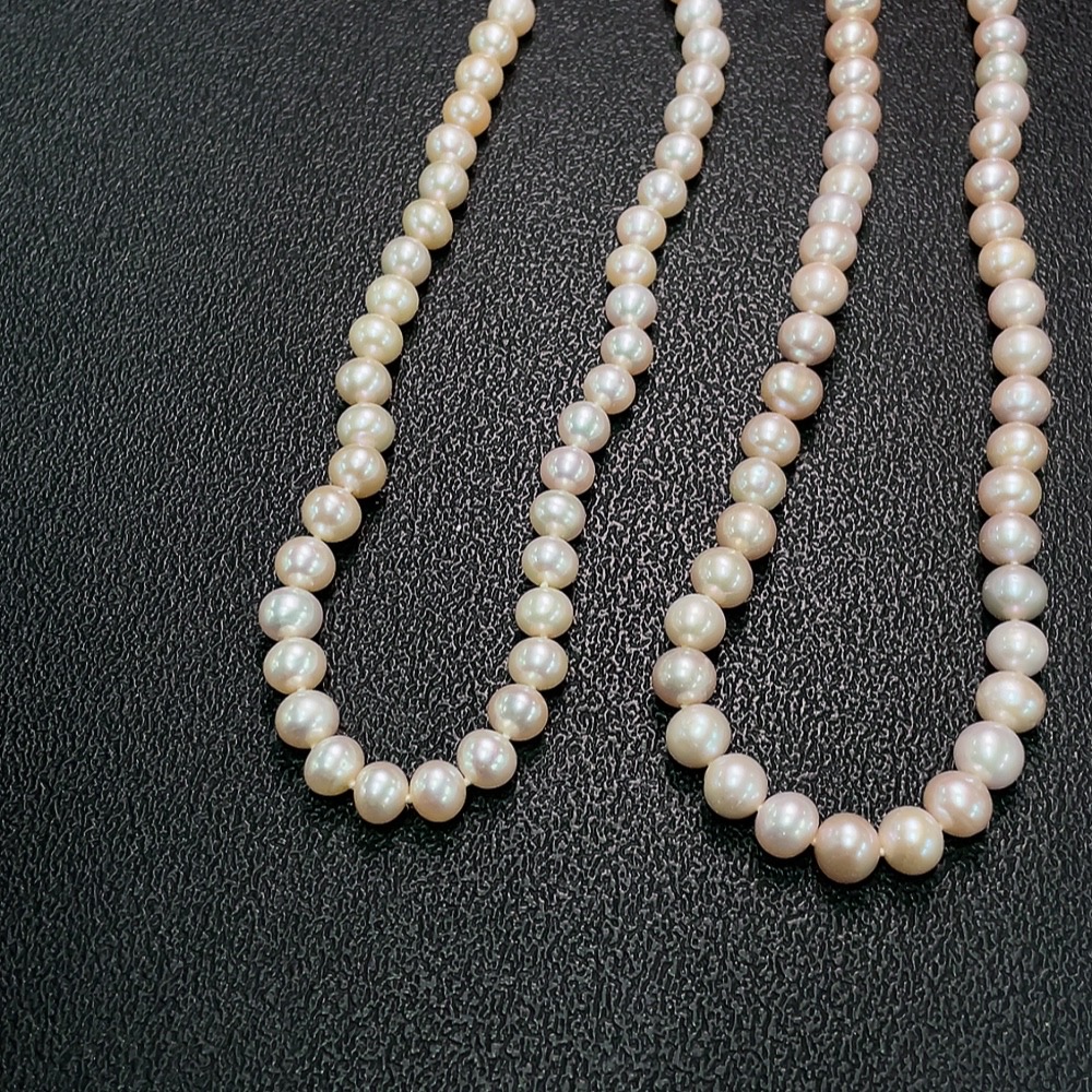 C35091908 Pearl Bead Necklace Non-Gold Total Weight Approximately 63.41g Sell as a Lot
