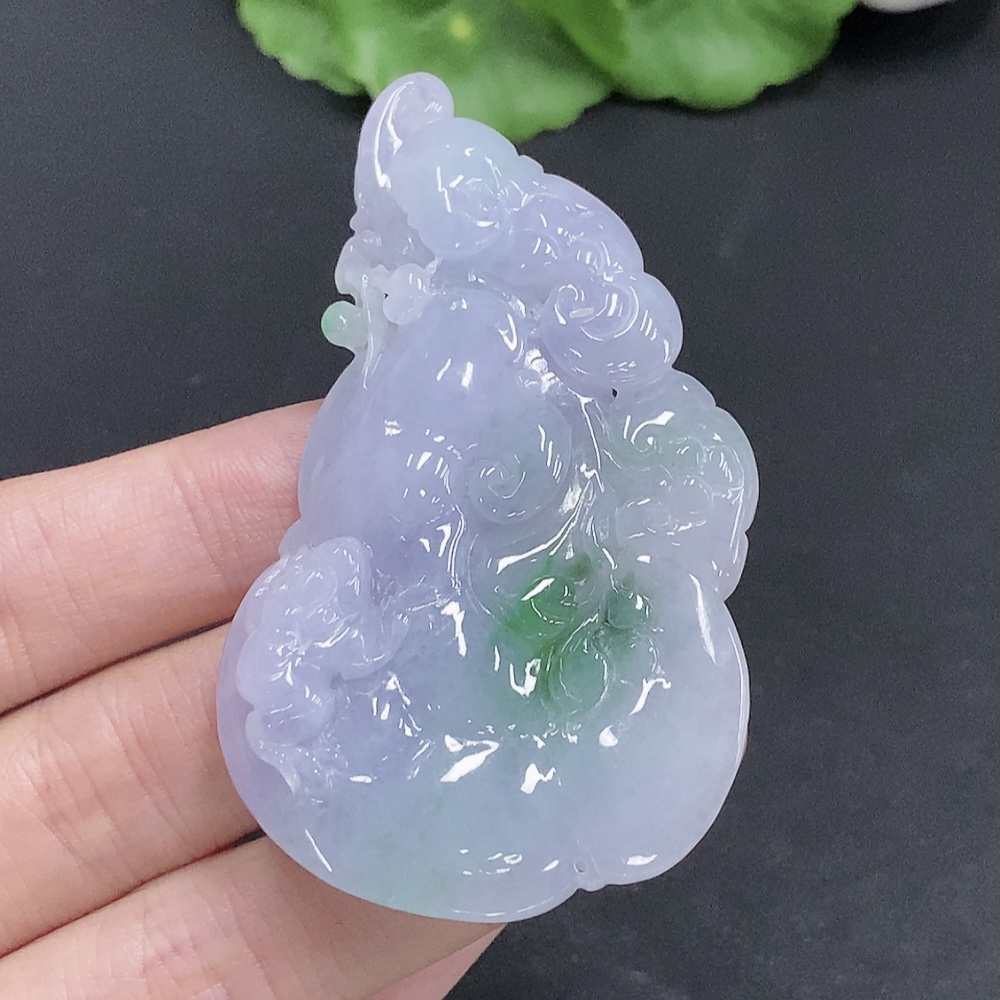 F31623929 Jadeite Ruyi Pendant Total Weight Approx. 33.7g