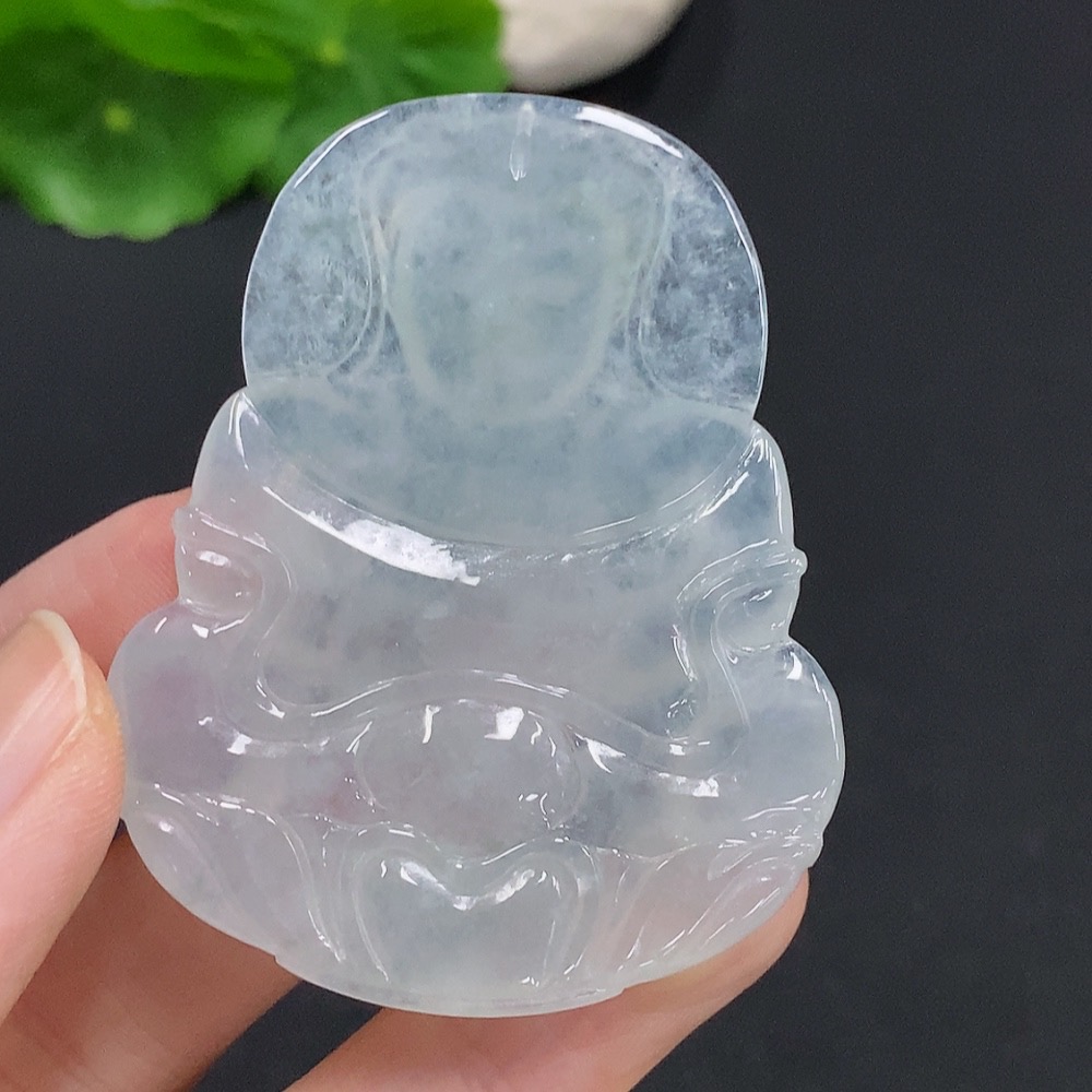 F31606364 Jadeite Guanyin Pendant Total Weight Approximately 24.2g