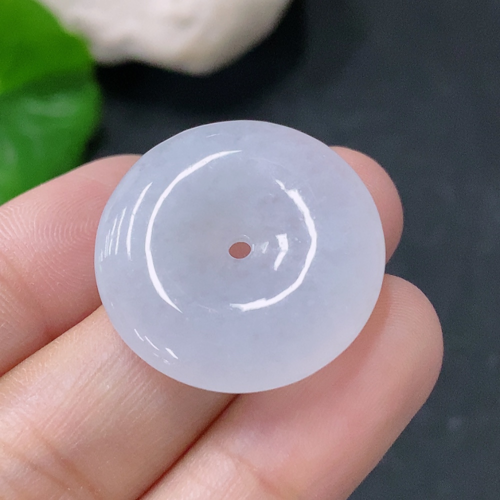 F33887501 Jadeite Pendant Peace Buckle Total Weight Approx. 5.94g