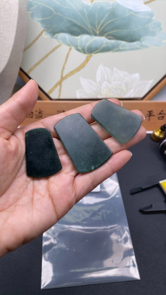 F34978634 Jadeite Plain Pendant Mounting