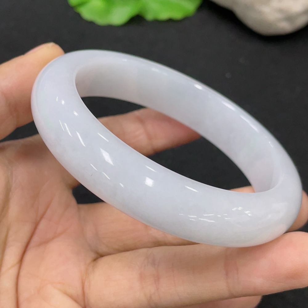 F31613116 Jadeite Round Bangle Size 55.7 Total Weight Approx. 58.46g