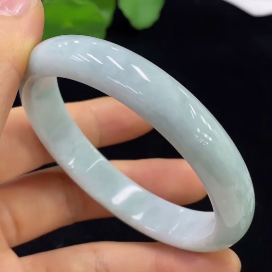 F34044127 Jadeite Round Bangle Size 56.6 Total Weight Approx. 43.06g