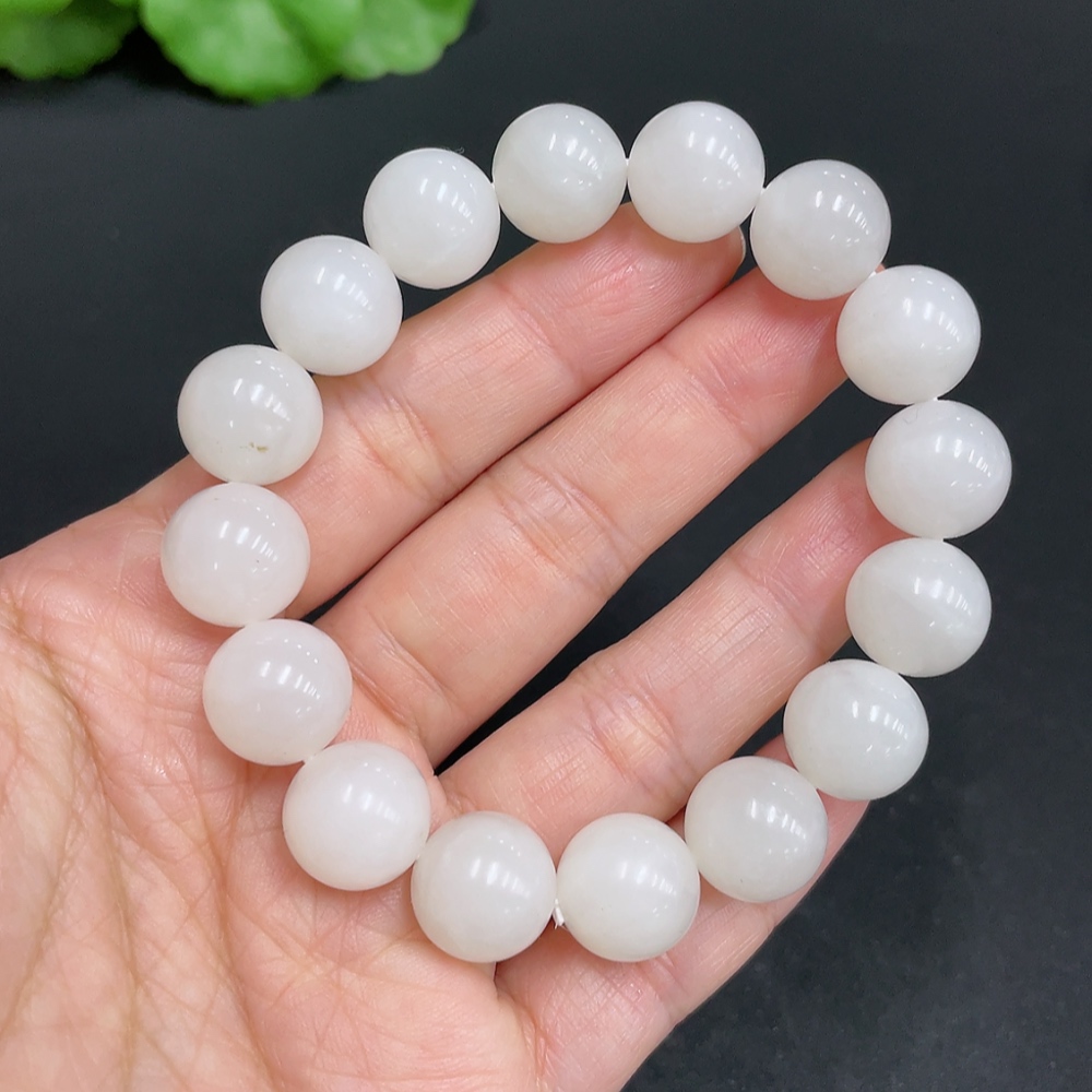 H34072636 Hetian Jade Bracelet, Approx. 11.7mm, Total Weight Approx. 41g