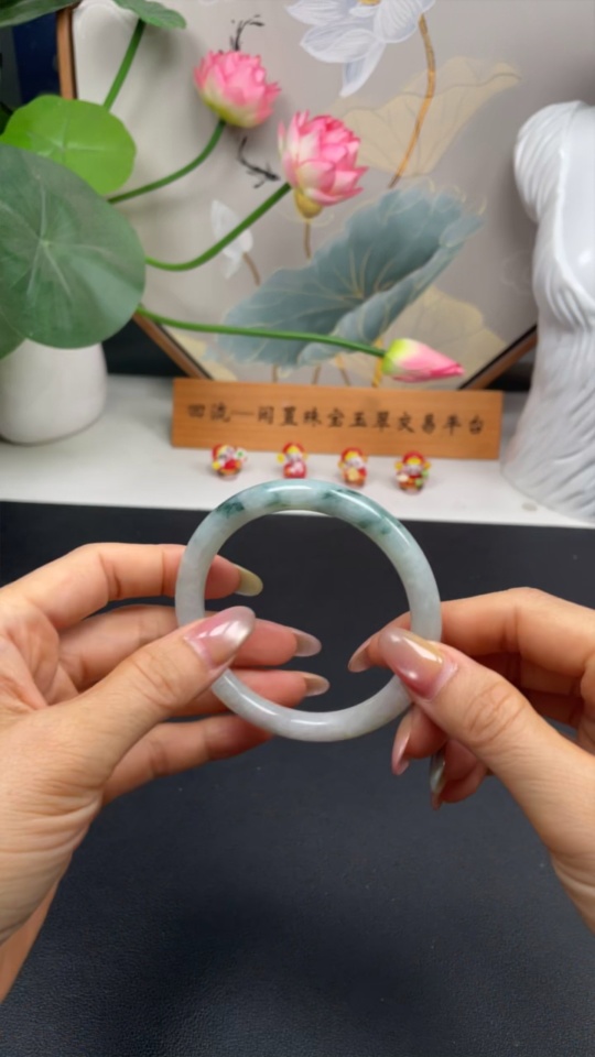 F29357873 Jadeite Round Bangle Size 59.3 Total Weight Approx. 37.55g