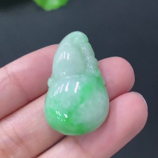 F29350443 Jadeite Pendant Gourd Total Weight Approx. 7.84g