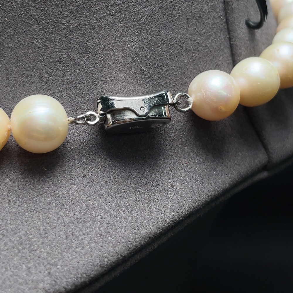 C34988626 Pearl Necklace Non-Gold Total Weight Approx.73.2g Size 11.4mm