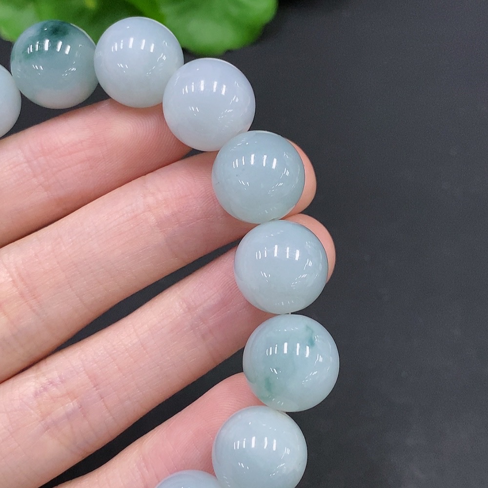 F24776340 Jadeite Bracelet, Approx. 12.9mm, Total Weight Approx. 62.6g