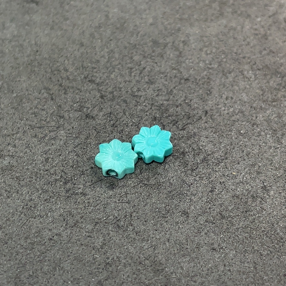 C34990542 Turquoise Jewelry, Color Origin Undetermined, Containing Other Mineral Components, Total Weight Approximately 0.47g, Sell as a Lot