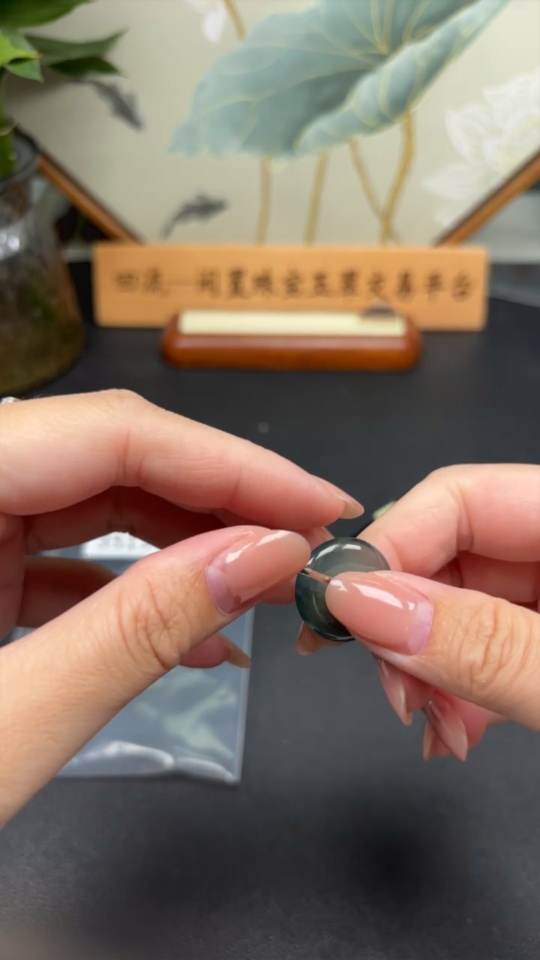 F35137008 Jadeite Safety Buckle Pendant Total Weight Approx. 5.04g Non-Gold