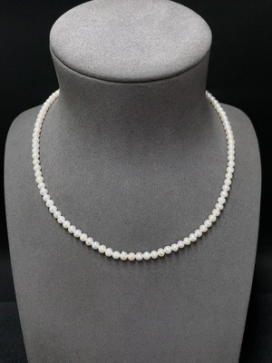 C33923073 Pearl Bead Necklace Non-Gold Total Weight Approx.11.92g Size About 4.3mm
