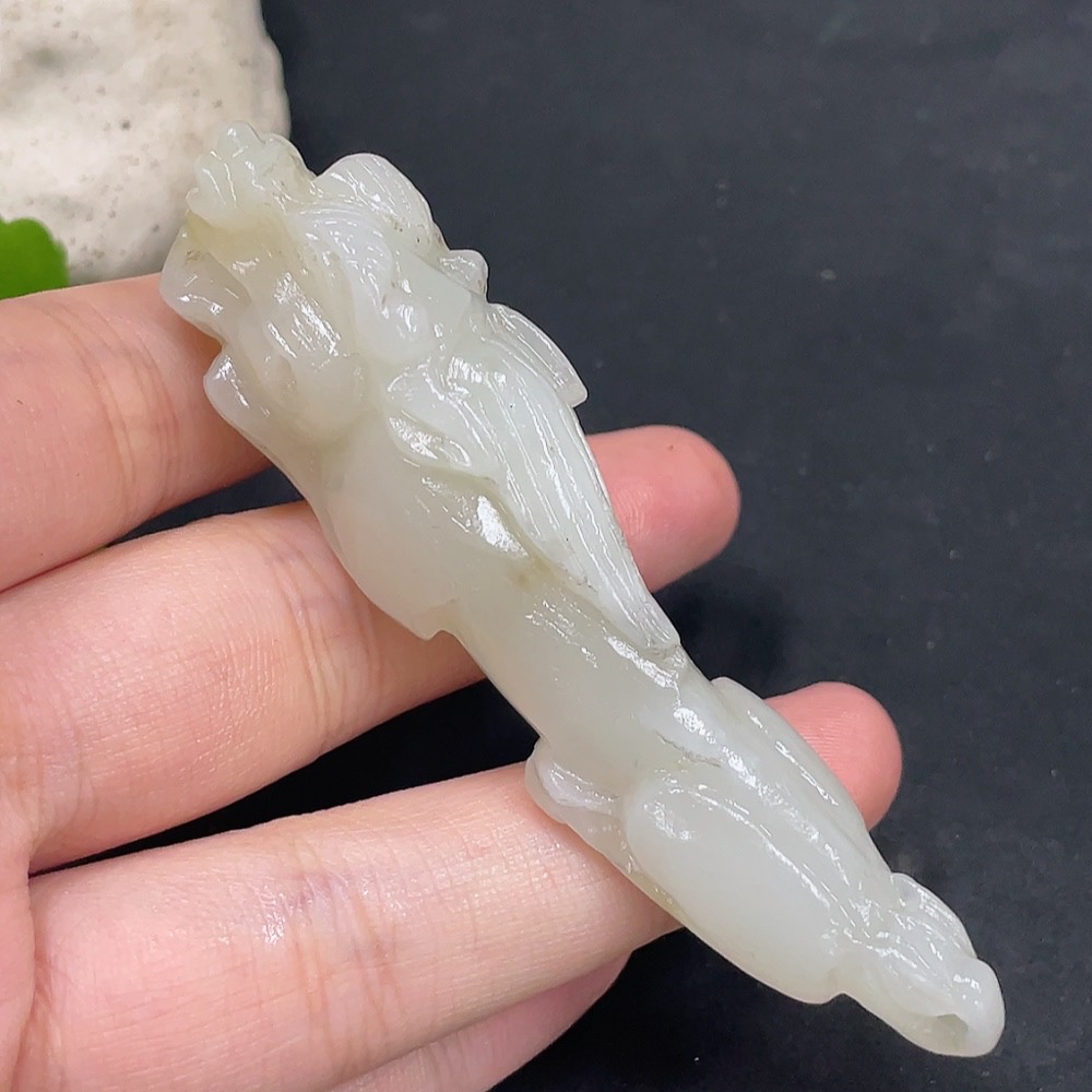 H31635761 Hetian Jade Pendant    Pixiu    Total Weight: Approx. 34.2g