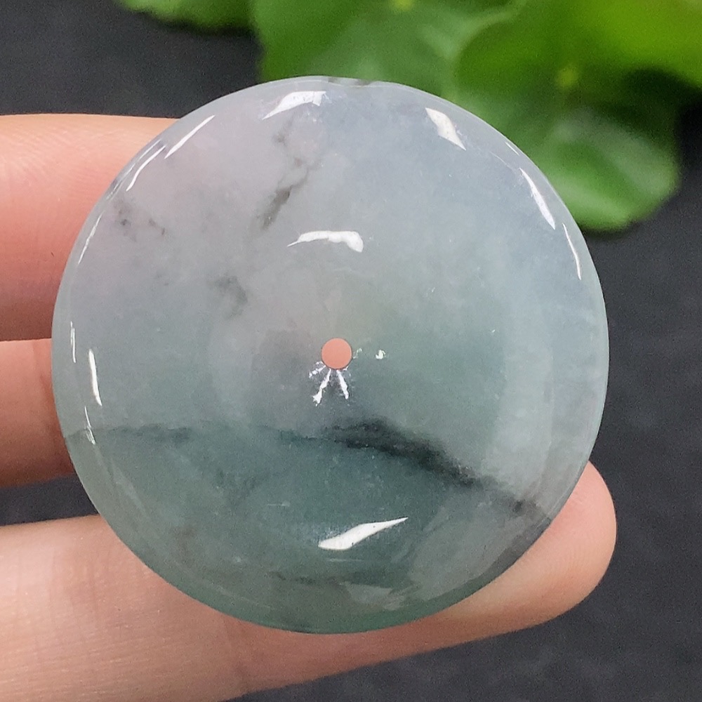 F33926554 Jadeite Safety Buckle Pendant Total weight approx. 13.7g (including other mineral components)