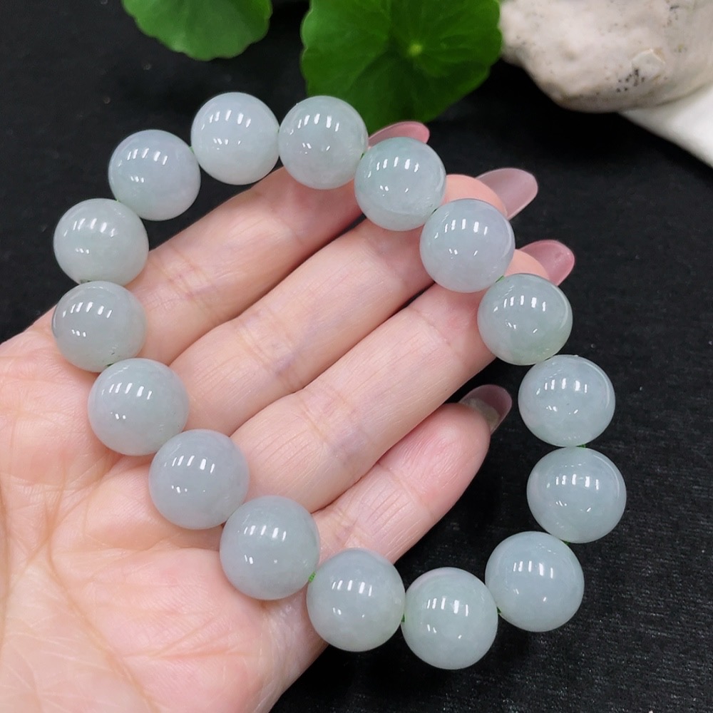 F32809564 Jadeite Bracelet, Approx. 13.3mm, Total Weight Approx. 64.3g