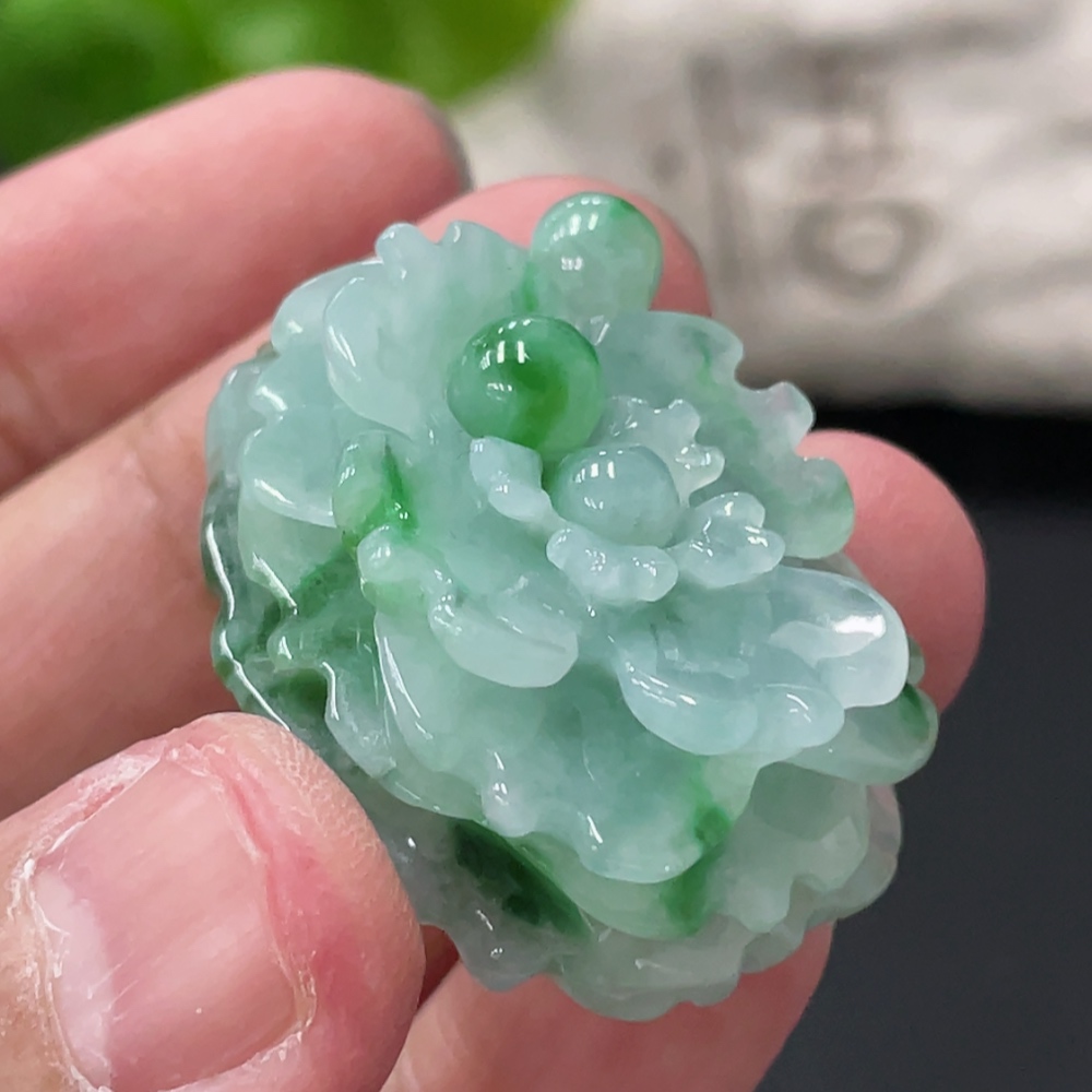 F34019098 Jadeite Harmony and Beauty Hand Tablet