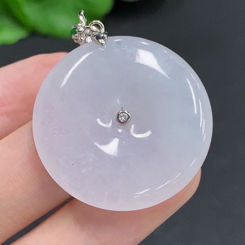 F30457153 Jadeite Safety Buckle, Non-Gold Inlaid, Total Weight Approximately 11.5g, Beads Not Jadeite