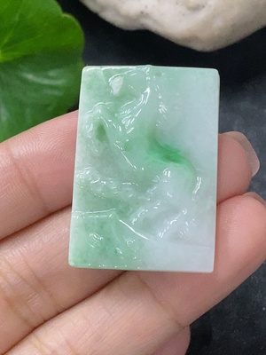 F34030282 Jadeite Pendant Success Achieved Immediately Total Weight Approx. 9.35g