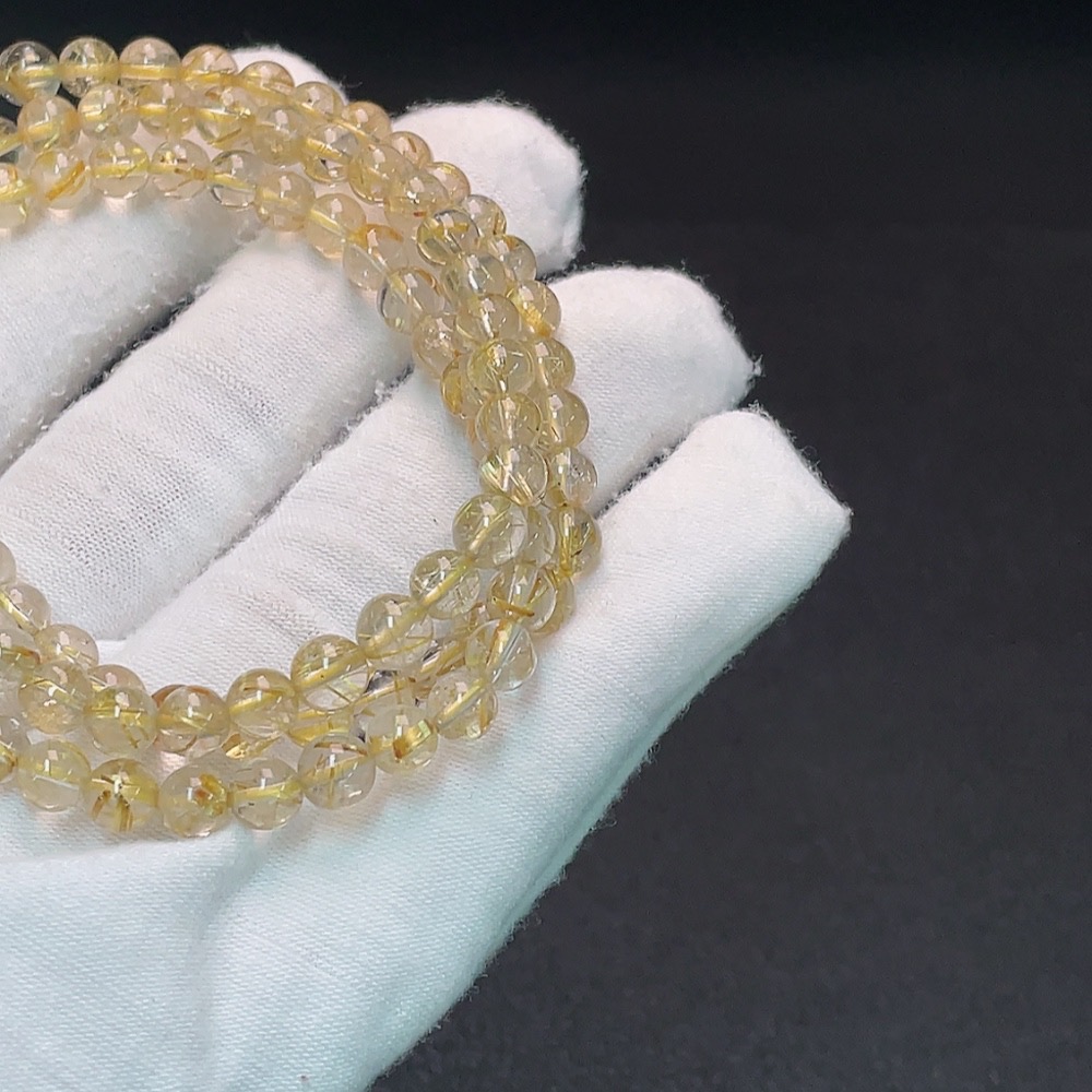 C32744394 Crystal Bead Strand Total Weight Approx. 25.2g Size 5.3mm