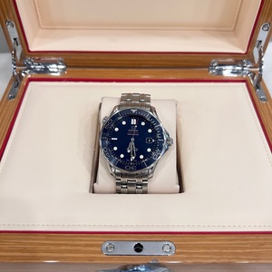 S43097108 欧米茄OMEGA 海马 212.30.41.20.03.001 自动机械 精钢 41毫米，单表 95新