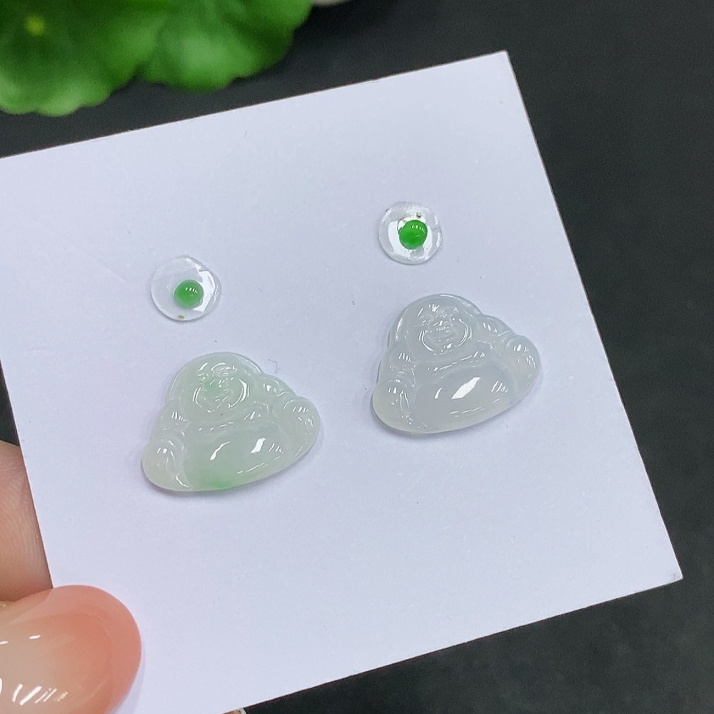 F34035699 Jadeite Inlaid Pieces Sell as a Lot