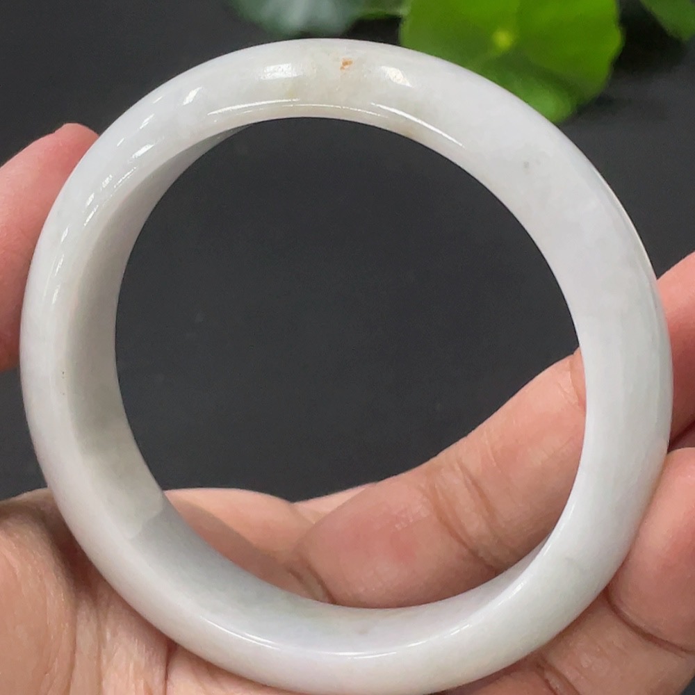 F29354839 Jadeite Round Bangle, Total Weight Approx. 53.9g, Size 54.9