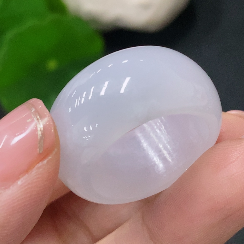 F29404634 Jadeite Ring Size 18 Total Weight Approx. 9.63g