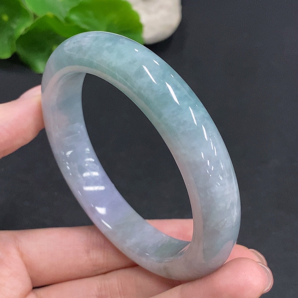 F35107526 Jadeite Round Bracelet Total Weight Approx. 70g Size 59