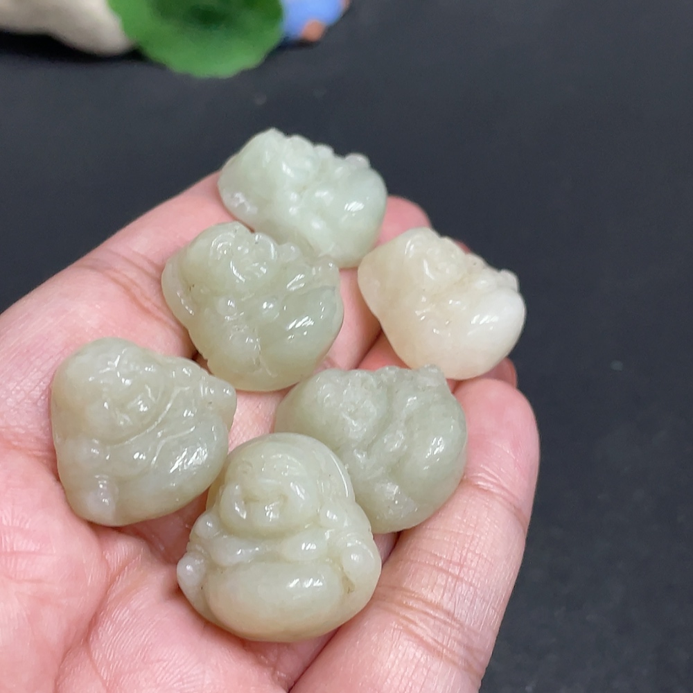 H34054277 Hetian Jade Pendant Buddha Total Weight Approx. 38g