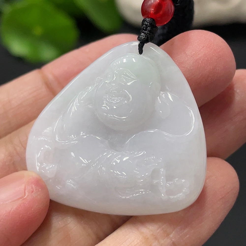 F29387768 Jadeite Pendant Buddha Total Weight Approx. 16.95g