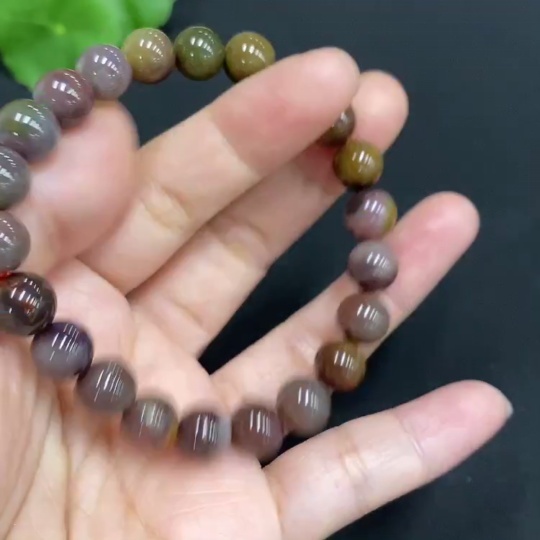 H32759952 Salt Source Agate Bracelet, approx. 8.3mm, total weight approx. 20g